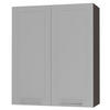 KÜCHENHÄNGESCHRANK Kvantum W4/80 Dust Grey Matt / Lava Matt 80 / 32,5 / 96cm - Dunkelgrau/Grau, Holz/Holzwerkstoff (80/96/32.5cm) - Feldmann-Wohnen