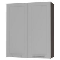 KÜCHENHÄNGESCHRANK Kvantum W4/80 Dust Grey Matt / Lava Matt 80 / 32,5 / 96cm - Dunkelgrau/Grau, Holz/Holzwerkstoff (80/96/32.5cm) - Feldmann-Wohnen