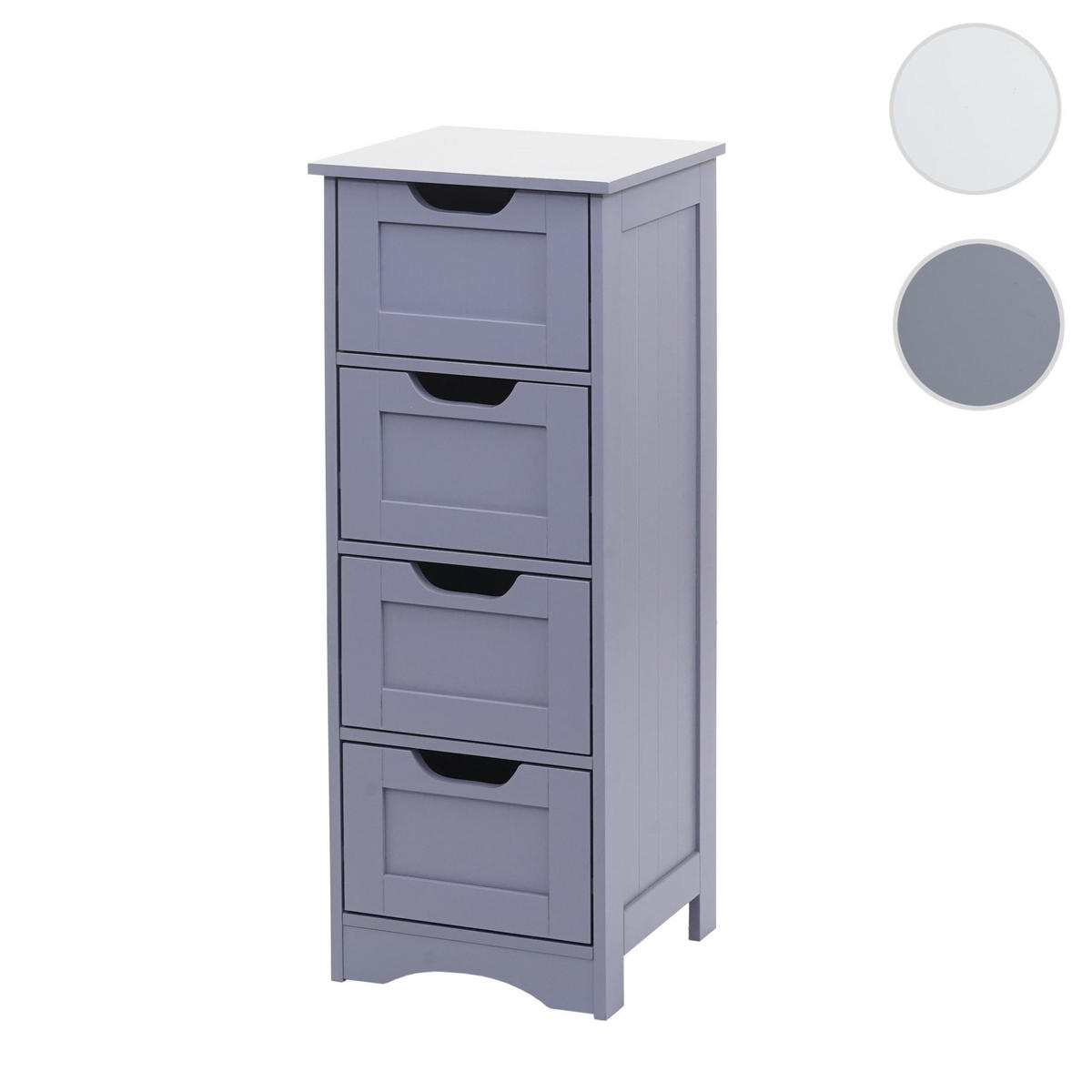 KOMMODE Grau - Grau, Holzwerkstoff (30/80/26cm) - MCW