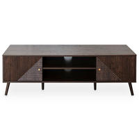 LOWBOARD LIVIA dunkelbraun - Dunkelbraun, Holzwerkstoff (140/45/40cm) - IDIMEX