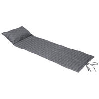 GARTENLIEGENAUFLAGE Adiya 180/60 cm - Grau, Textil (60/1.2/180cm)