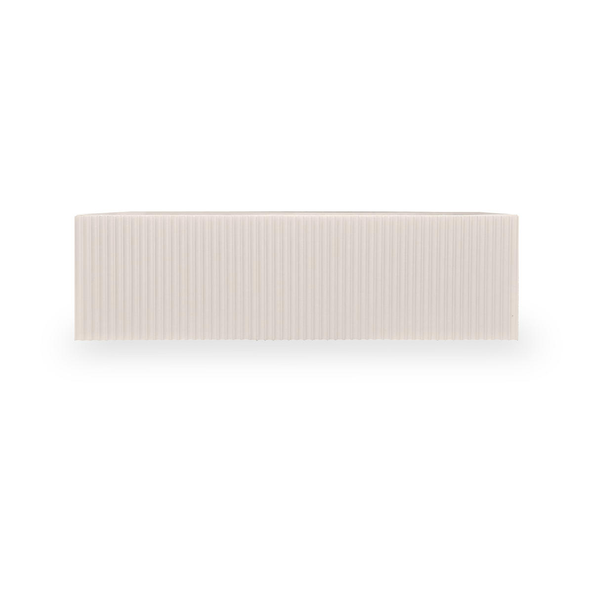WANDKONSOLE 90 cm beige mit Halterungen - LEYA - Beige, Holz/Holzwerkstoff (90/27/35cm) - Sicaan