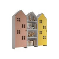 REGALSCHRANK Set Kania 173x37x171 MDF Weiß /Bunt - Blau/Pink, Holzwerkstoff (173/171/37cm) - 58aufmkessel