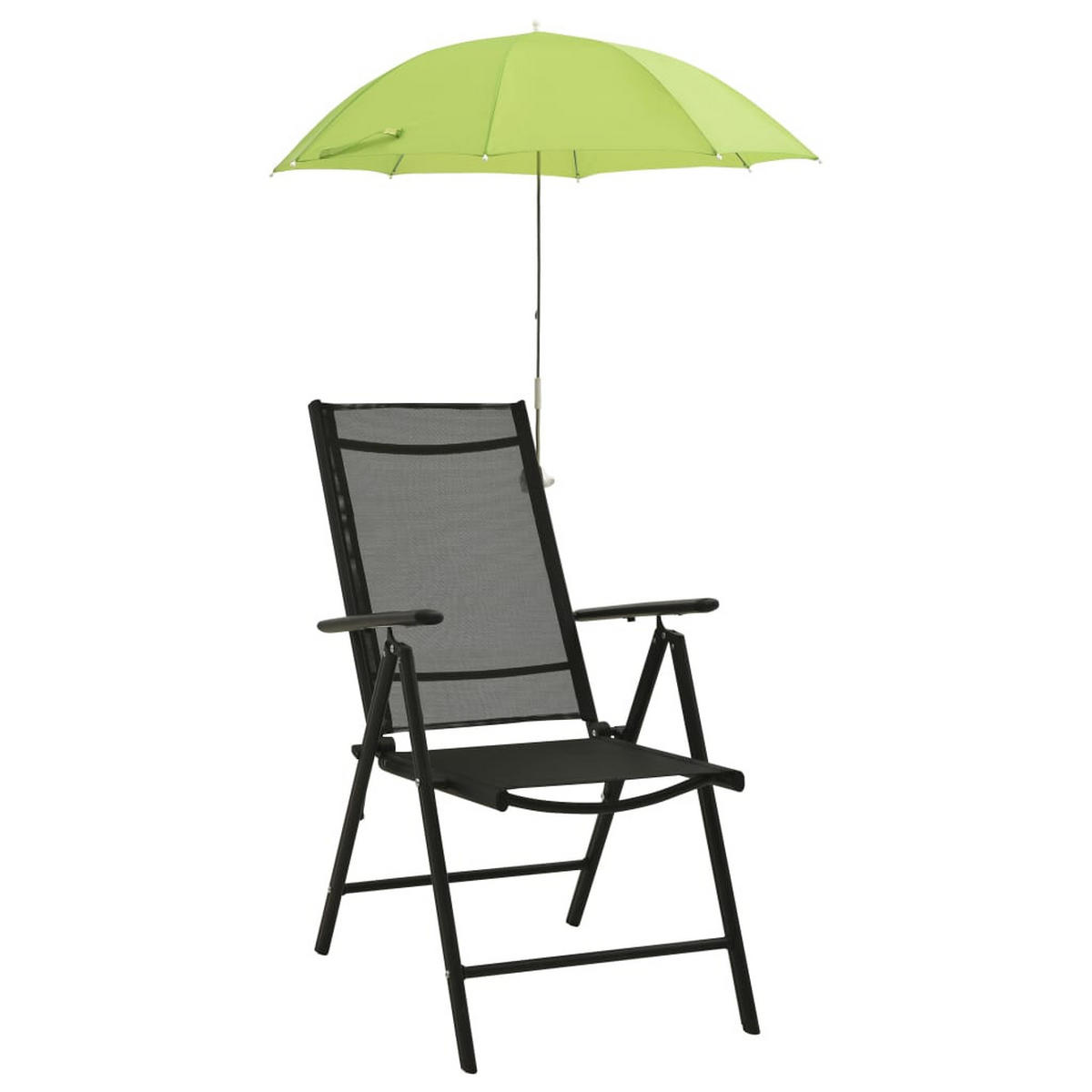 SONNENSCHIRME Für Campingstühle 2Er Set Grün 105 Cm - Grün, Metall (105/90/105cm) - vidaXL