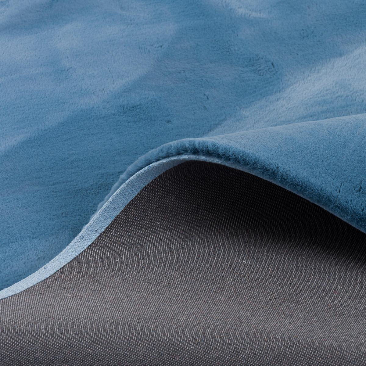 FELLTEPPICH LUXUS SUPER SOFT PLUSH - Blau, Textil (90/160cm) - Pergamon