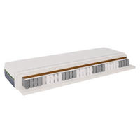 FEDERKERNMATRATZE Arlan 21 cm - H3/H4 - Weiß/Grau, Textil (120/200cm) - MIRJAN24