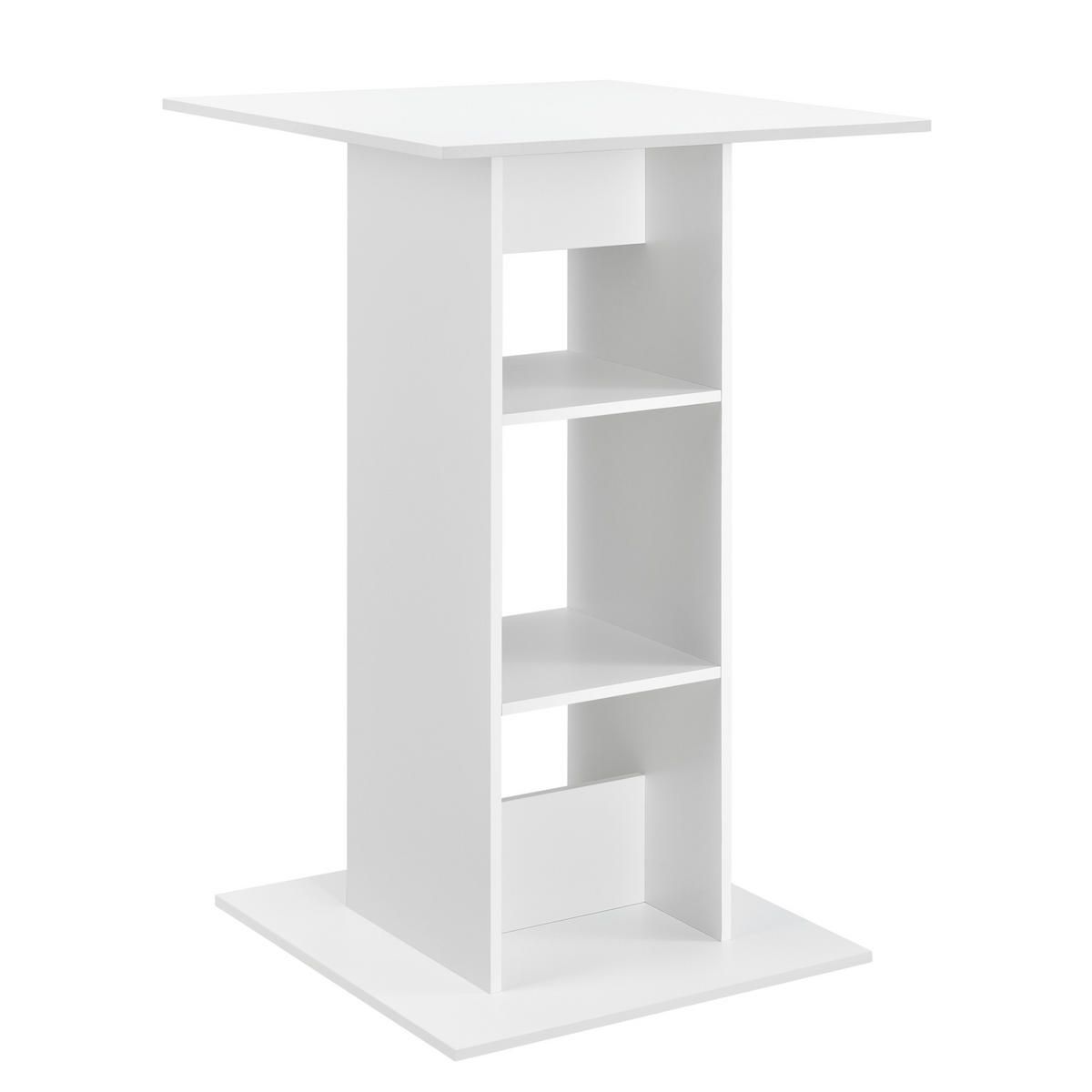 BARTISCH Visby - Weiß, Holzwerkstoff (70/110/70cm) - [en.casa]