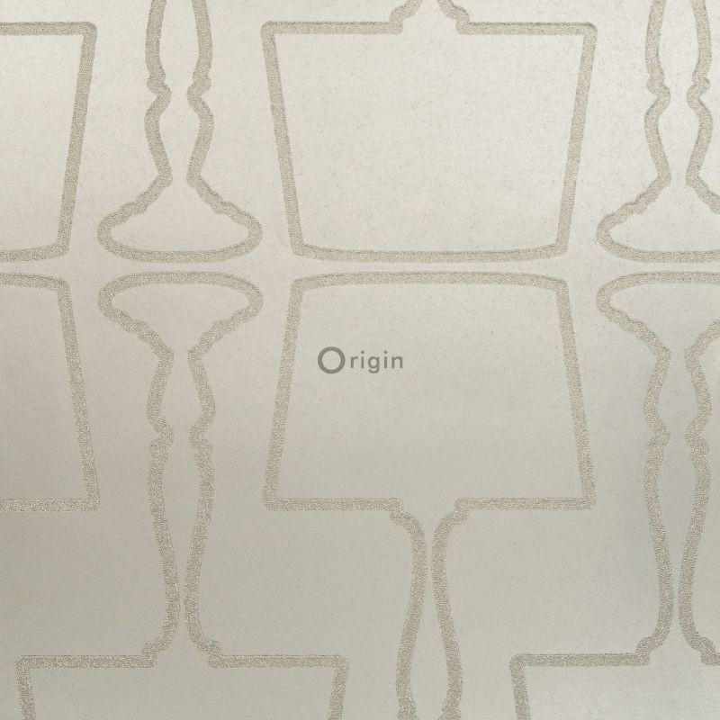 TAPETE Lampen 52 cm x 10.05 m - Beige, Papier (52/1000cm) - Origin Wallcoverings