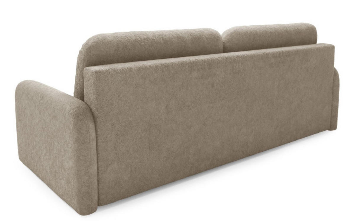 SOFA Beige RAVI Mit Bettkasten Fredo 10 - Beige, Textil (218/90/88cm) - Sepro Meble