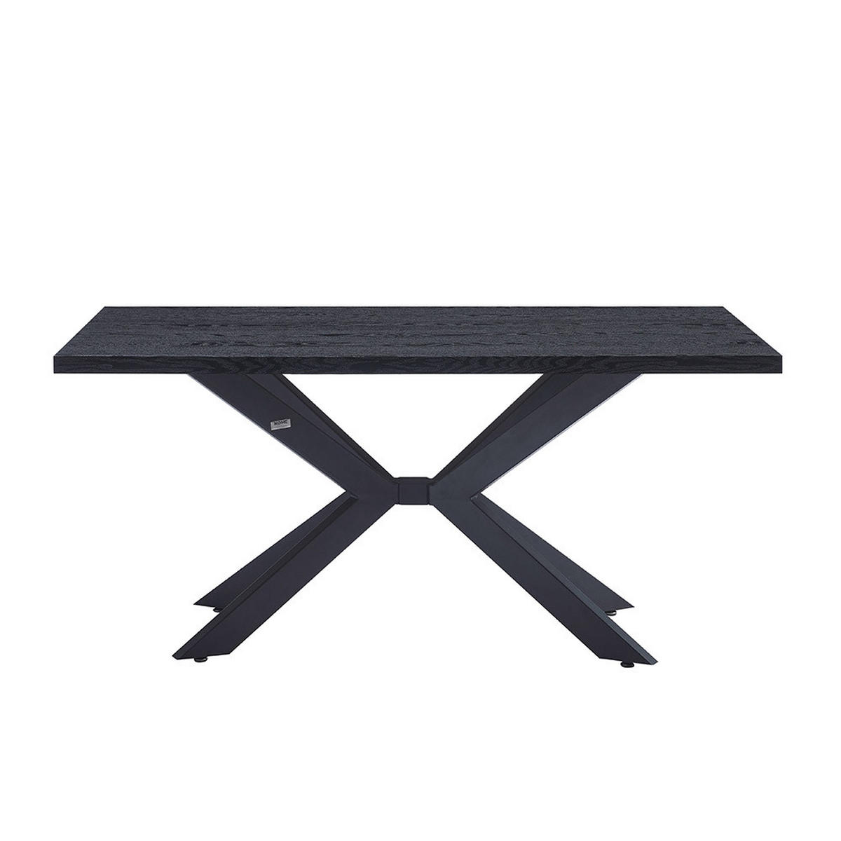 ESSTISCH ECKIG AVENCIA - Dark Oak, 160 x 100 cm - Schwarz, Holz (160/100/76cm) - Home Deluxe