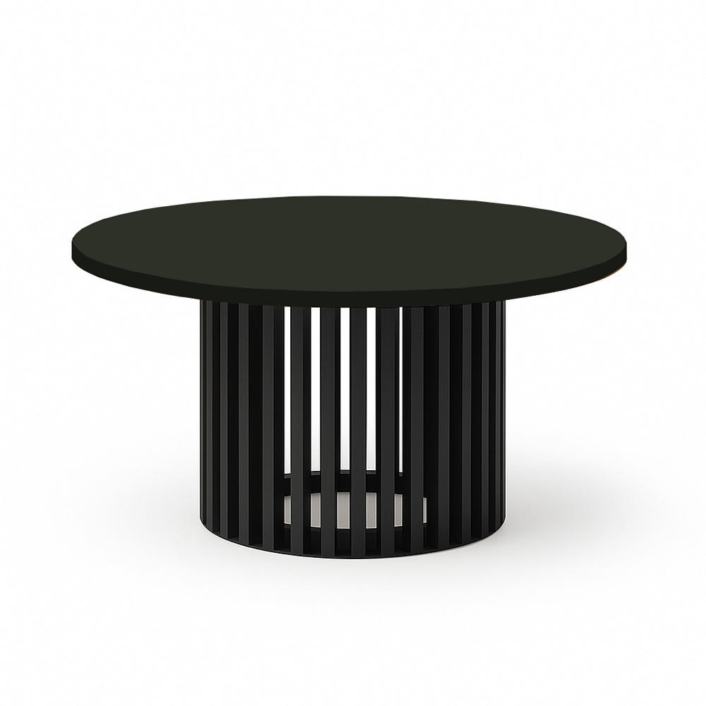 COUCHTISCH DOVER, 75 cm, minimalistisch und zeitlos, Eiche Schwarz - Schwarz, Holz (40/75/40cm) - Dekori_Interiors