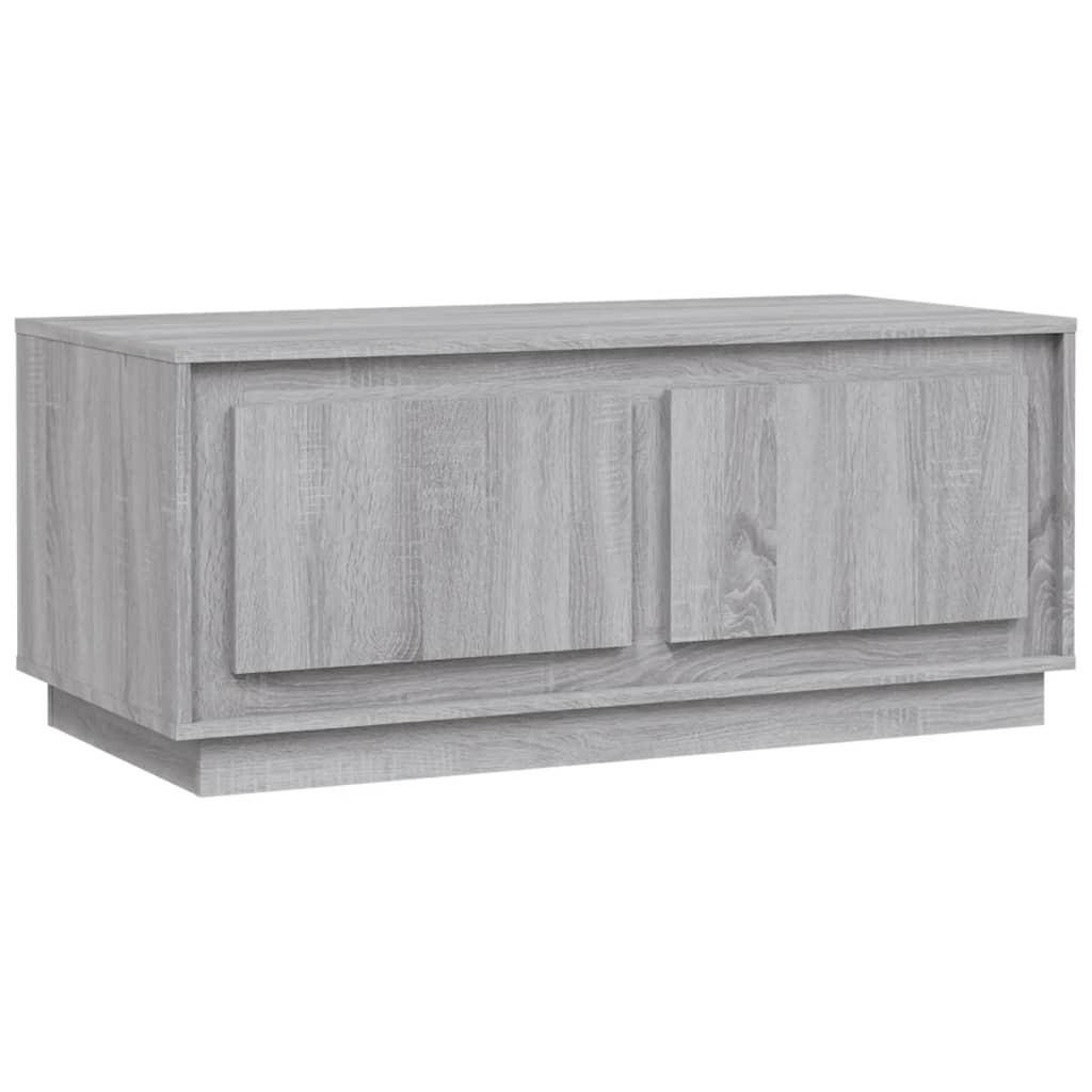 COUCHTISCH Grau Sonoma 102x50x44 cm Holzwerkstoff - Grau, Holzwerkstoff (102/50/44cm) - furnicato