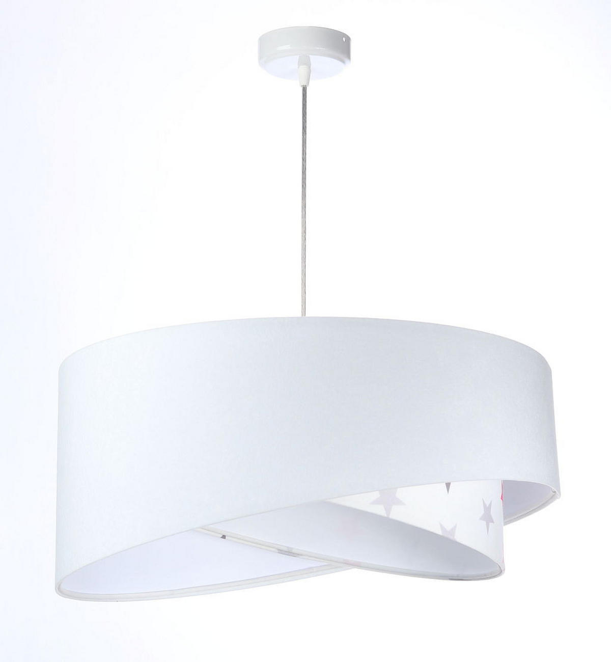 HÄNGELEUCHTE Weiß 50/23 cm - Weiß, Kunststoff (50/1/23cm) - ONZENO