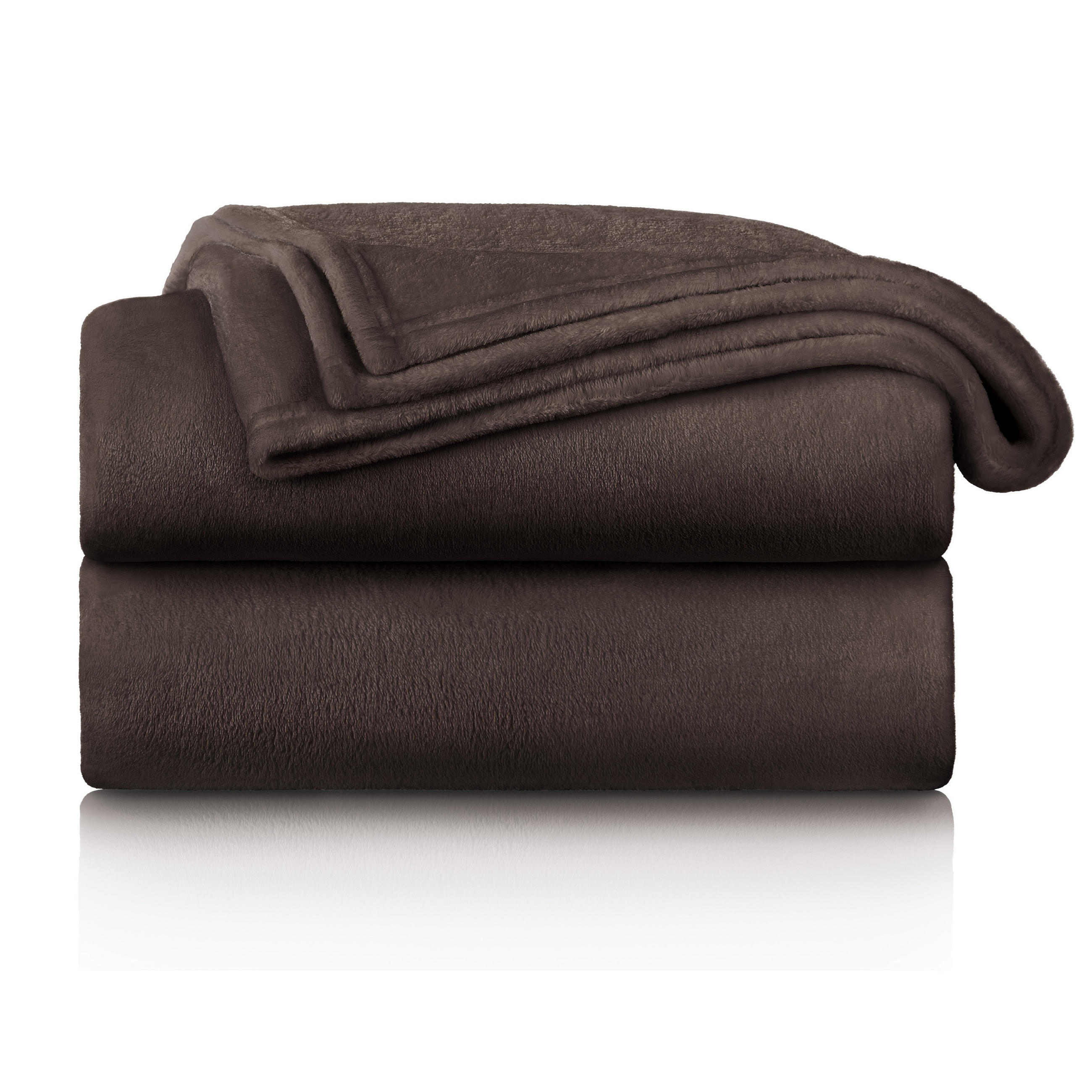 KUSCHELDECKE Anton 130/150 cm, Dunkelbraun - Dunkelbraun, Textil (130/150cm) - Blumtal
