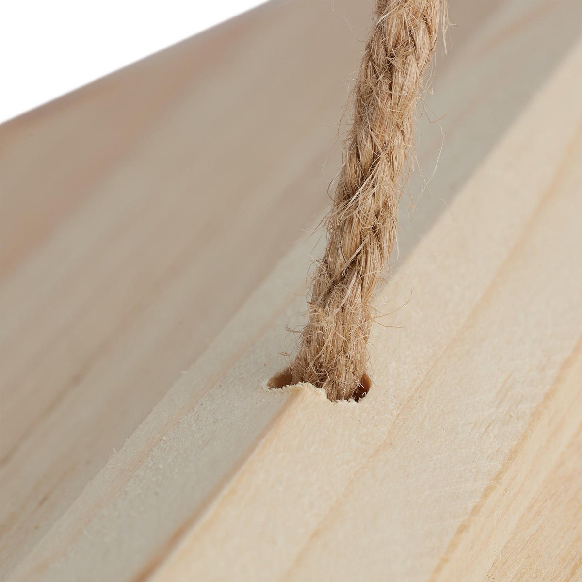 VOGELHAUS - Hellbraun, Holz (26/22/22cm) - Relaxdays