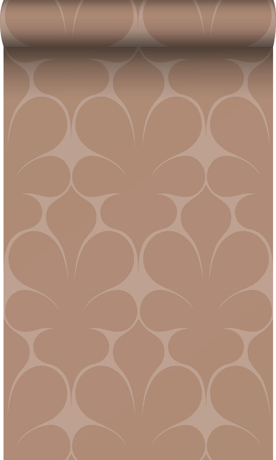 TAPETE Ornamente 50 x 900 cm - Terracotta, Papier (50/900cm) - Origin Wallcoverings