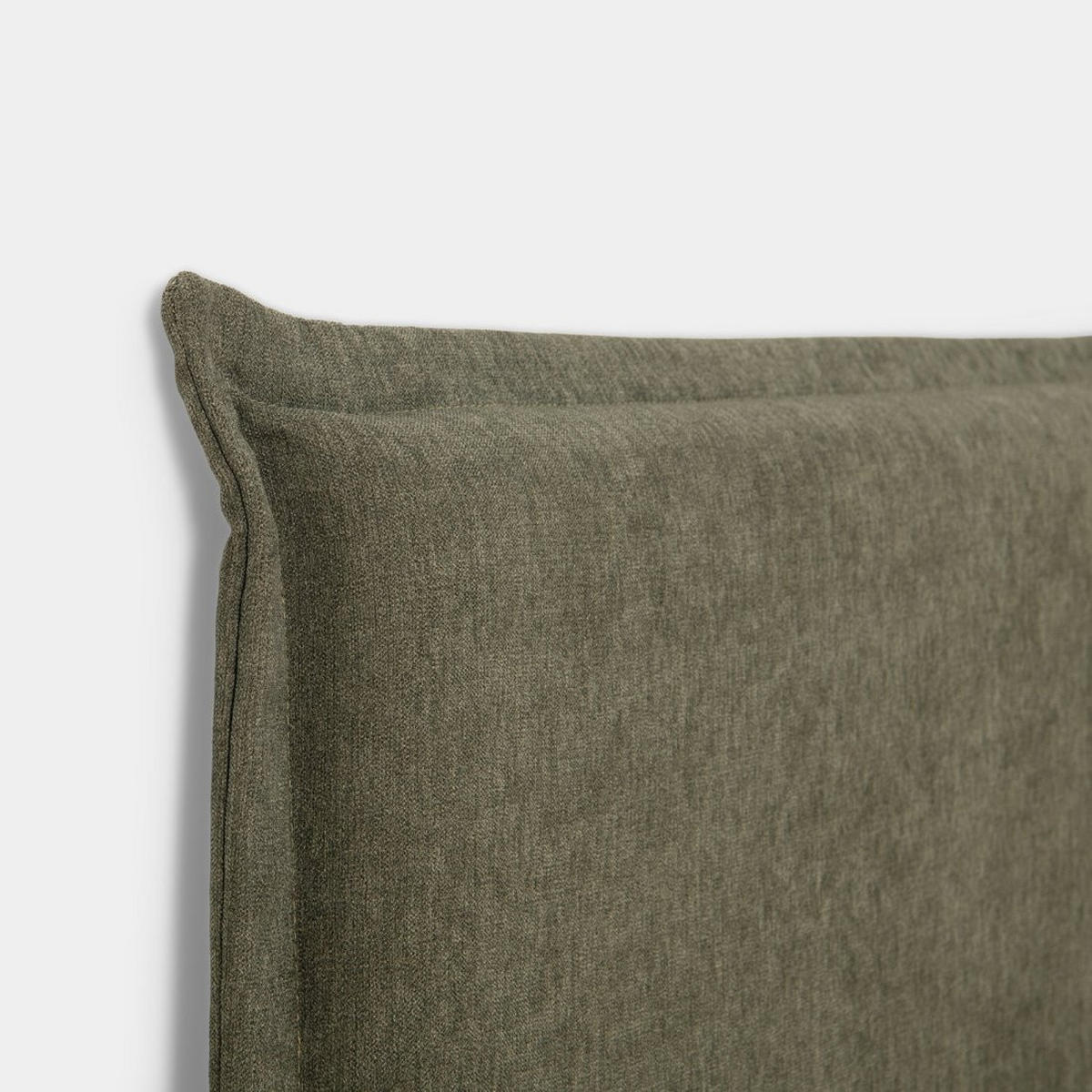 KOPFTEIL DOPPELTES Louise Grün 170 cm x 120 cm - Grün, Textil (170/7cm) - Klast Home