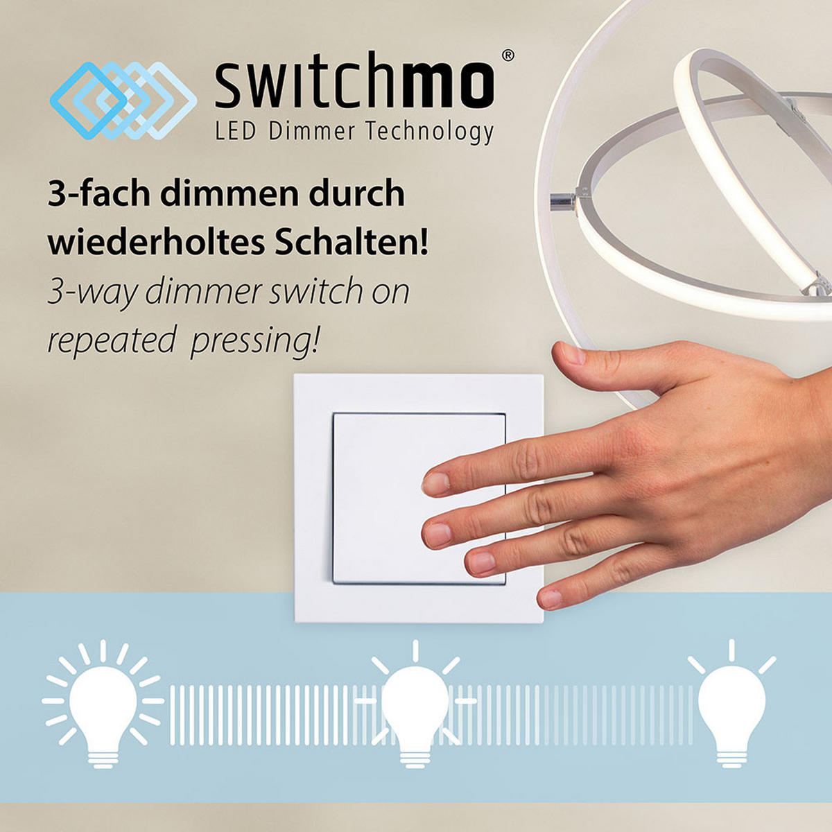 LED DECKENLEUCHTE Schwarz Metall - Schwarz, Metall (54/31/7cm)