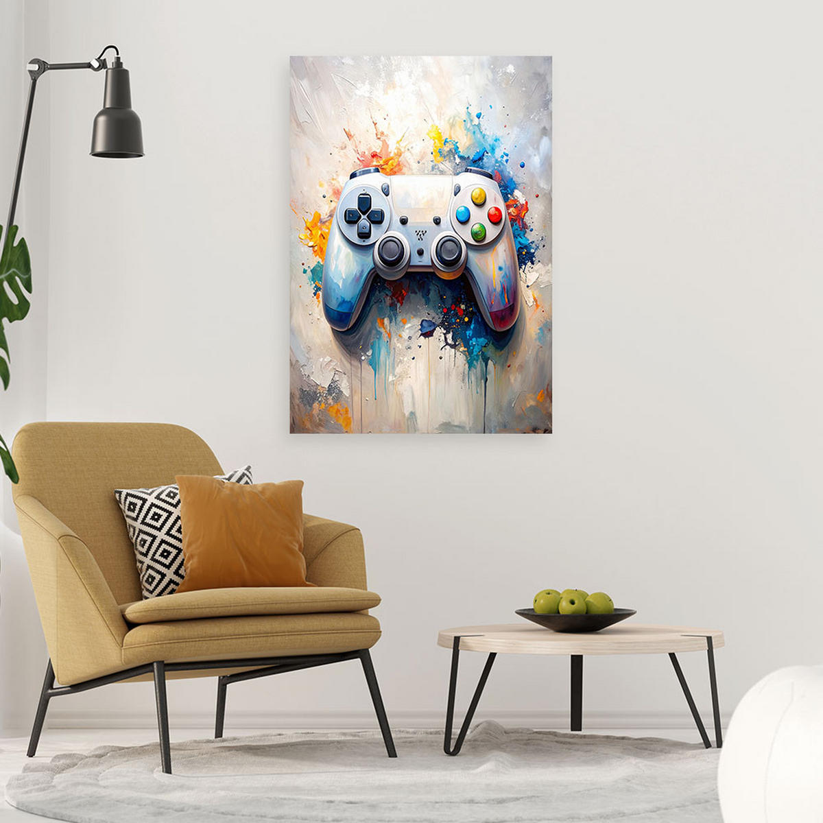 LEINWANDBILD Modernität 40x60cm - Multicolor, Textil (40/60cm) - Feeby