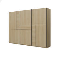 SCHWEBETÜRENSCHRANK LUBERO 270/210/60 cm 3-türig Eiche Lindberg - Eichefarben, Holzwerkstoff (270/210/60cm) - MASSENO