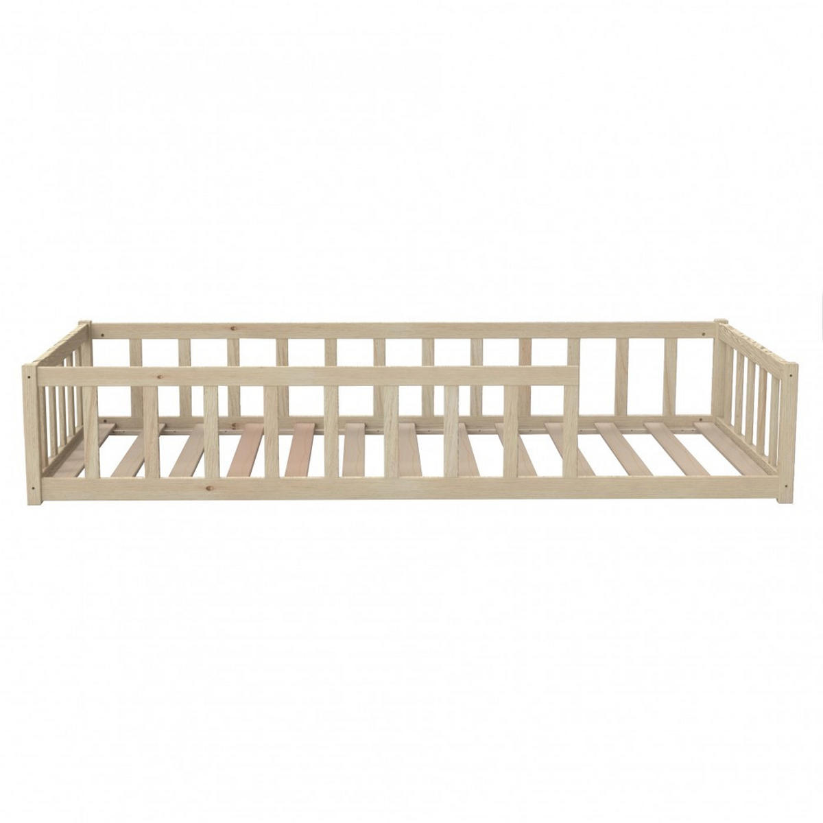 KINDERBETT NINO MIT LATTENROST/ Kinderbett 90x190 - Naturholz - Naturfarben, Holz (90/190cm) - Weber Industries