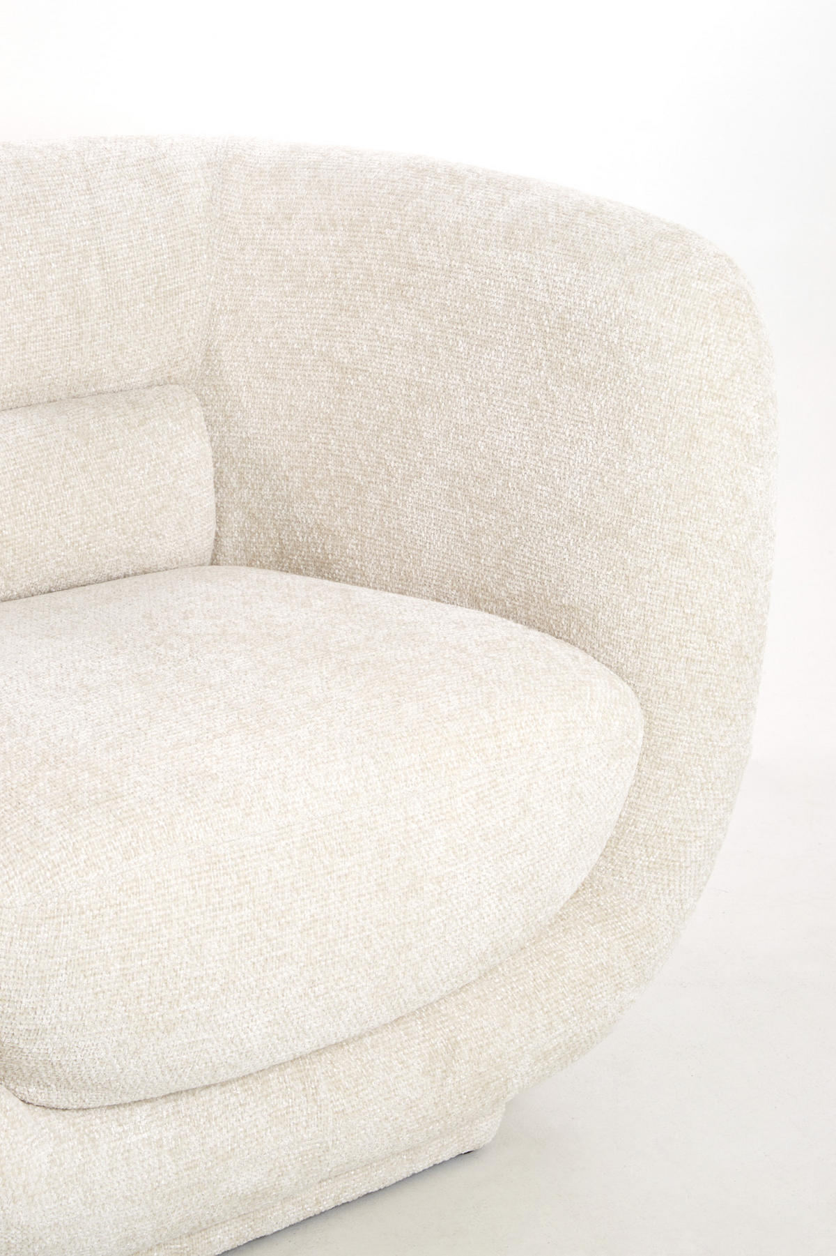 SESSEL Kialy Weiß 105/85/81 cm - Weiß, Holz (85/81/105cm) - Light & Living
