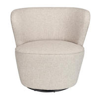 DREHBARER Sessel aus Leinenstoff Barnabé - Beige, Textil (74/72/78cm) - Signature