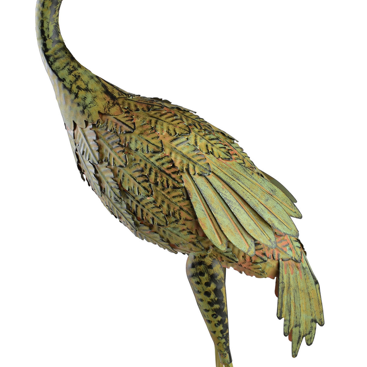 FIGURA Cedric, kovová, zelená, 50/18/95cm - zelená barva, kov (20/60/60cm) - Mondex