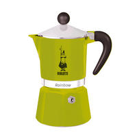 ESPRESSOKOCHER Rainbow für 6 Tassen, Aluminium, Hellblau, 270 ml - Blau, Metall (10/25/16cm) - Bialetti