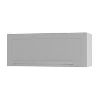 KLAPPHÄNGESCHRANK Kvantum W4B/90-AV Dust Grey Matt / Weiß Matt 90 / 32,5 / 36cm - Weiß/Grau, Holz/Holzwerkstoff (90/36/32.5cm) - Feldmann-Wohnen