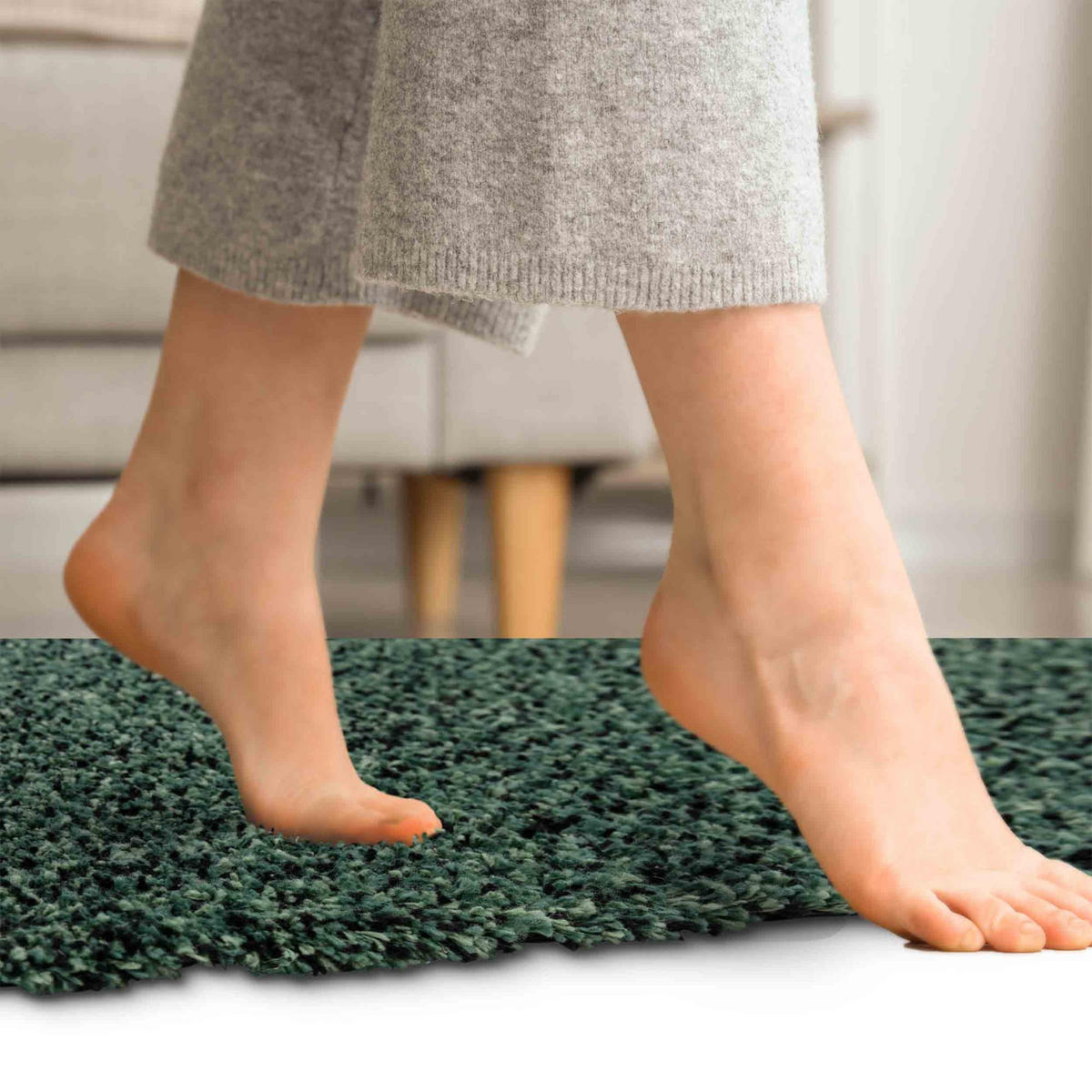 FUSSMATTE WASCHBAR ENTRA - Grün, Textil (90/150cm) - Astra