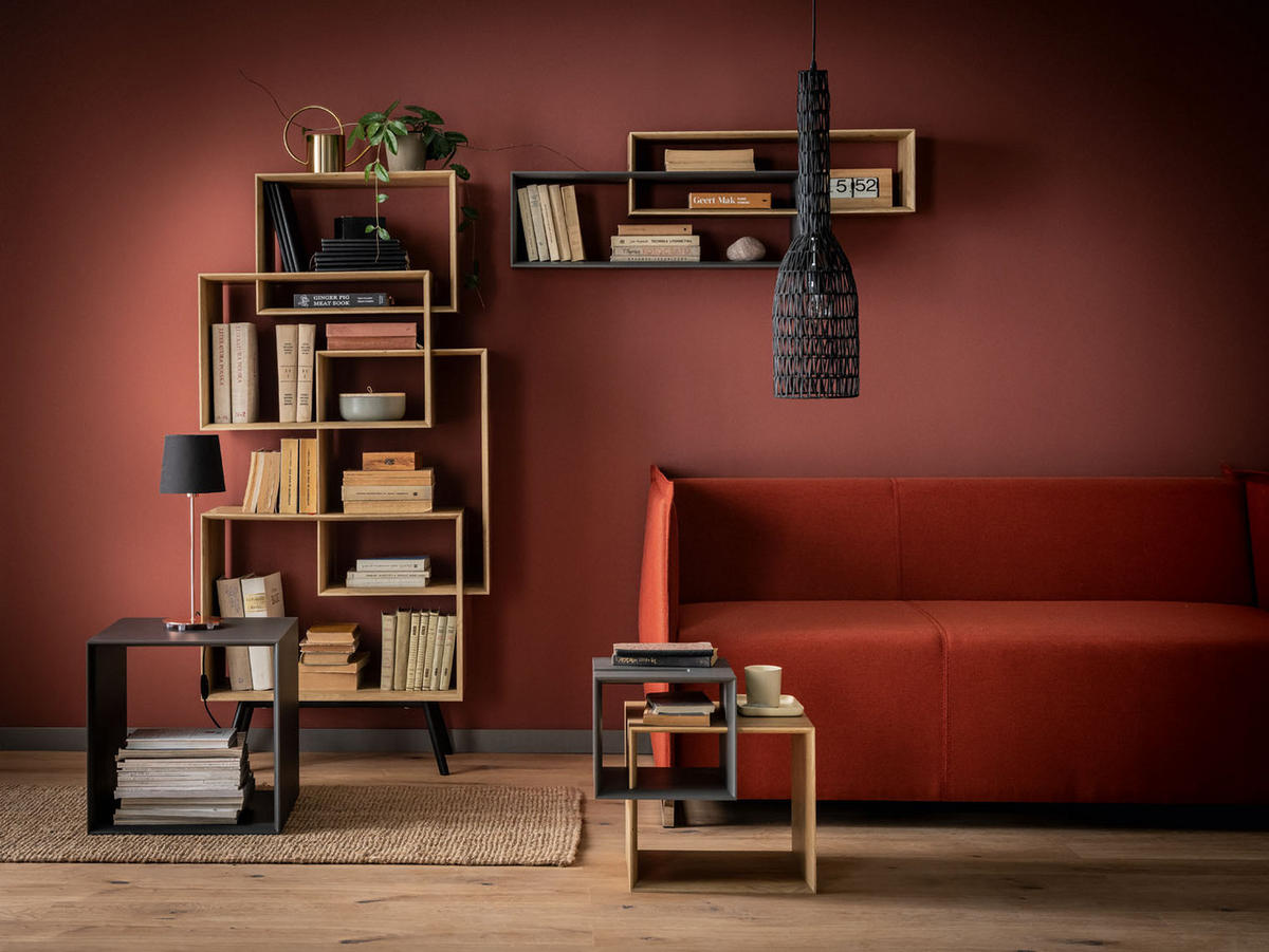 COUCHTISCH - Graphitfarben, Holzwerkstoff (45/45/45cm) - Vox Möbel