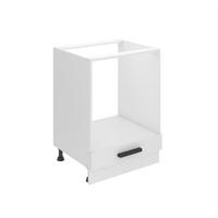 KÜCHENUNTERSCHRANK 60 cm. SDP, ohne Arbeitsplatte, ohne Tür, mit Schubladen, Weiß matt - Weiß Hochglanz, Holz (60/82/51.6cm) - B BELINI GROUP