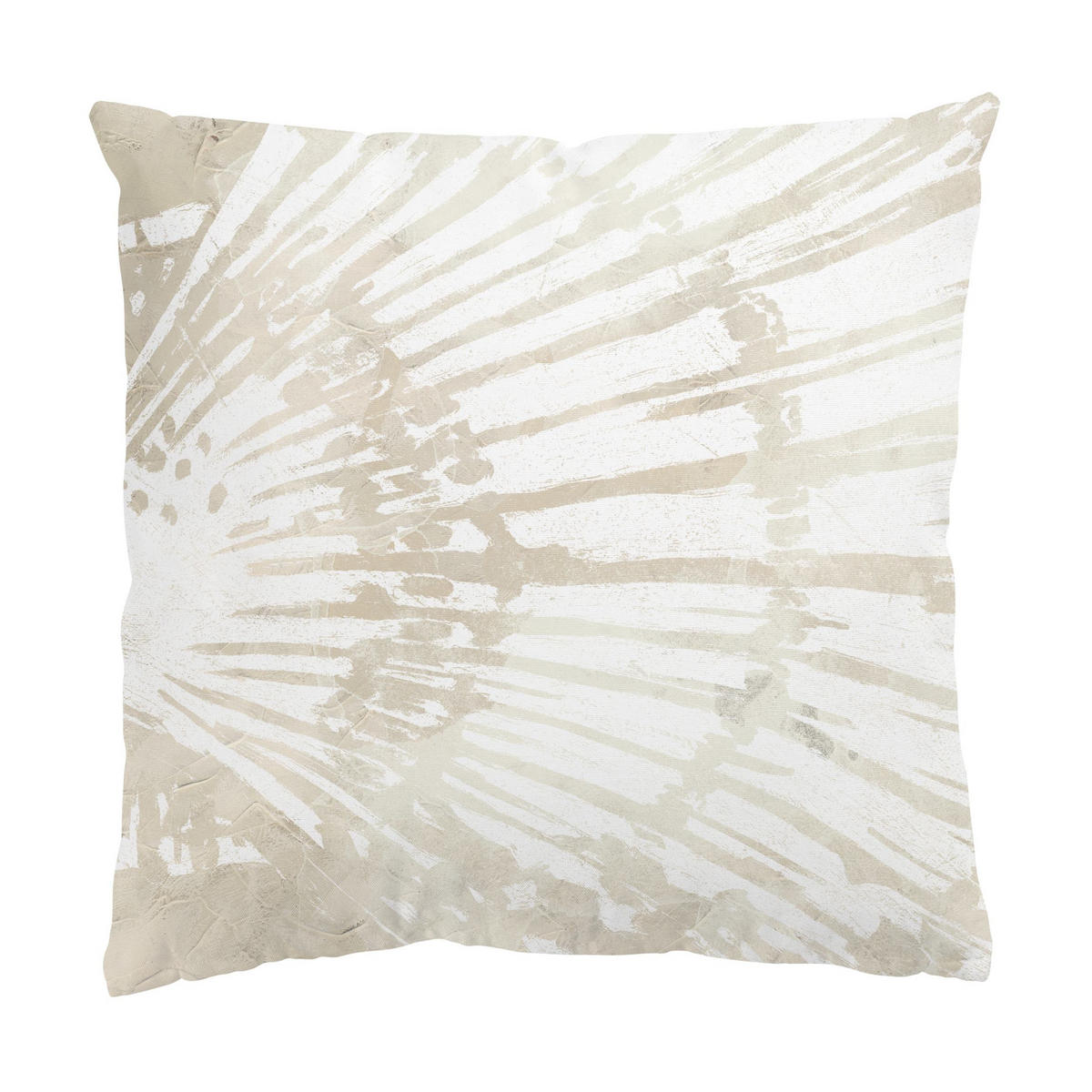 DEKOKISSEN 2er-Set Muschel Silhouetten Duo auf Leinen 40/40 cm - Eichefarben, Textil (40/40cm) - Bilderwelten