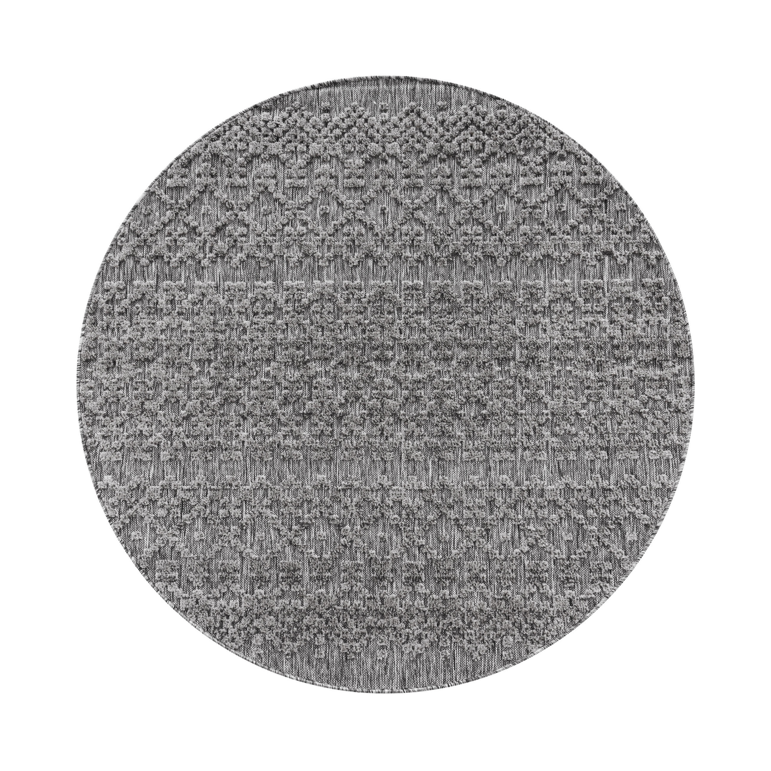 OUTDOORTEPPICH 200/200 cm Stilo 864 - Anthrazit, Textil (200/200cm) - Paco Home