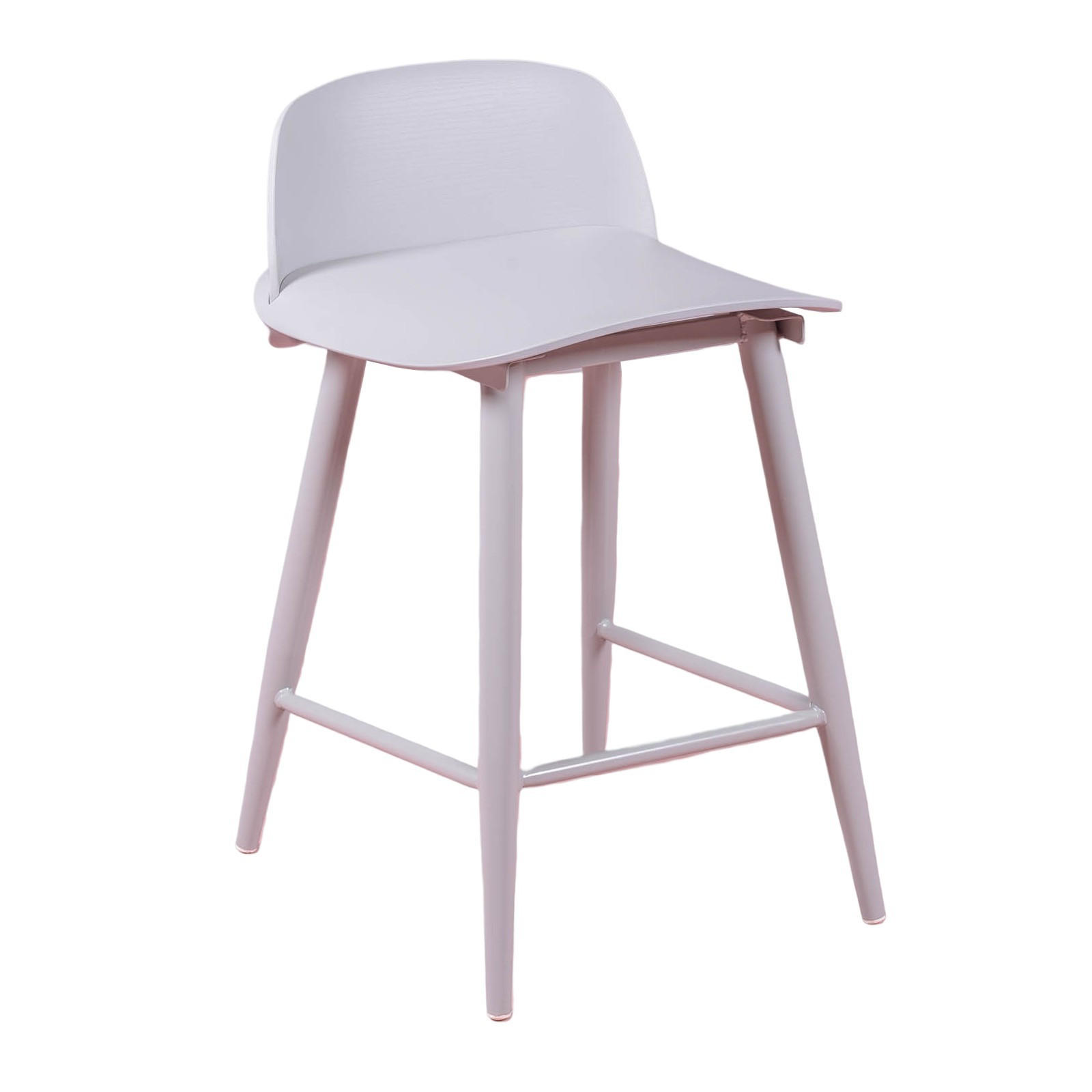 HOCKER Kunststoff Grau - Grau, Kunststoff (45/78/50cm) - Nest Dream