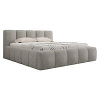 POLSTERBETT Kevson Boucle - Grau, Holzwerkstoff/Textil (180/200cm) - MIRJAN24
