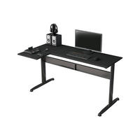 SCHREIBTISCH Schwarz 140/80/75 cm - Schwarz, Holzwerkstoff (140/80/75cm) - DMORA