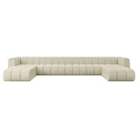 WOHNLANDSCHAFT modulares Sofa Joren-U3 - 501x177x70 cm Beige - Beige, Holzwerkstoff/Textil (501/70/177cm) - ALTDECOR