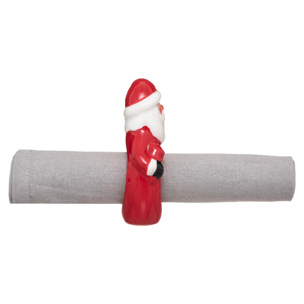 SERVIETTENRING Keramik - Rot, Keramik (3.2/10.5/7.5cm) - Atmosphera Createur d´interieur