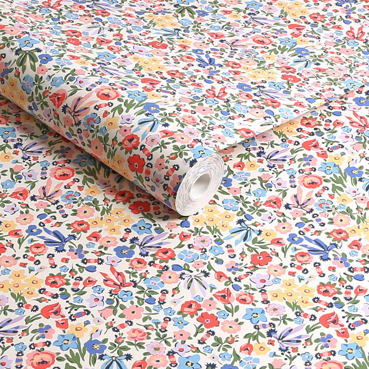 VLIESTAPETE Harmonie Ditsy Day - Multicolor, Papier/Kunststoff (52/1000cm)