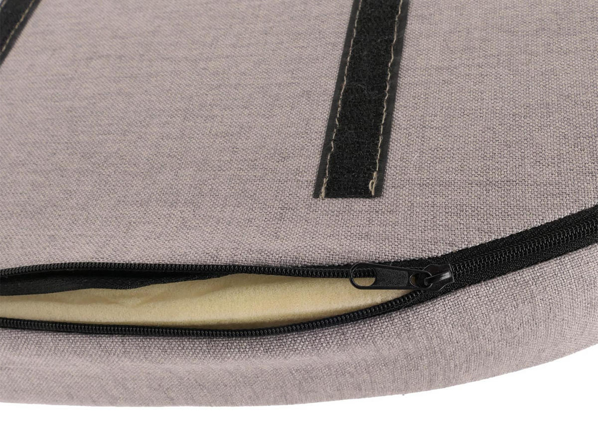 ESSZIMMERSTUHL Hellgrau 2er-Set - Hellgrau, Textil (50/92/60cm) - MCW