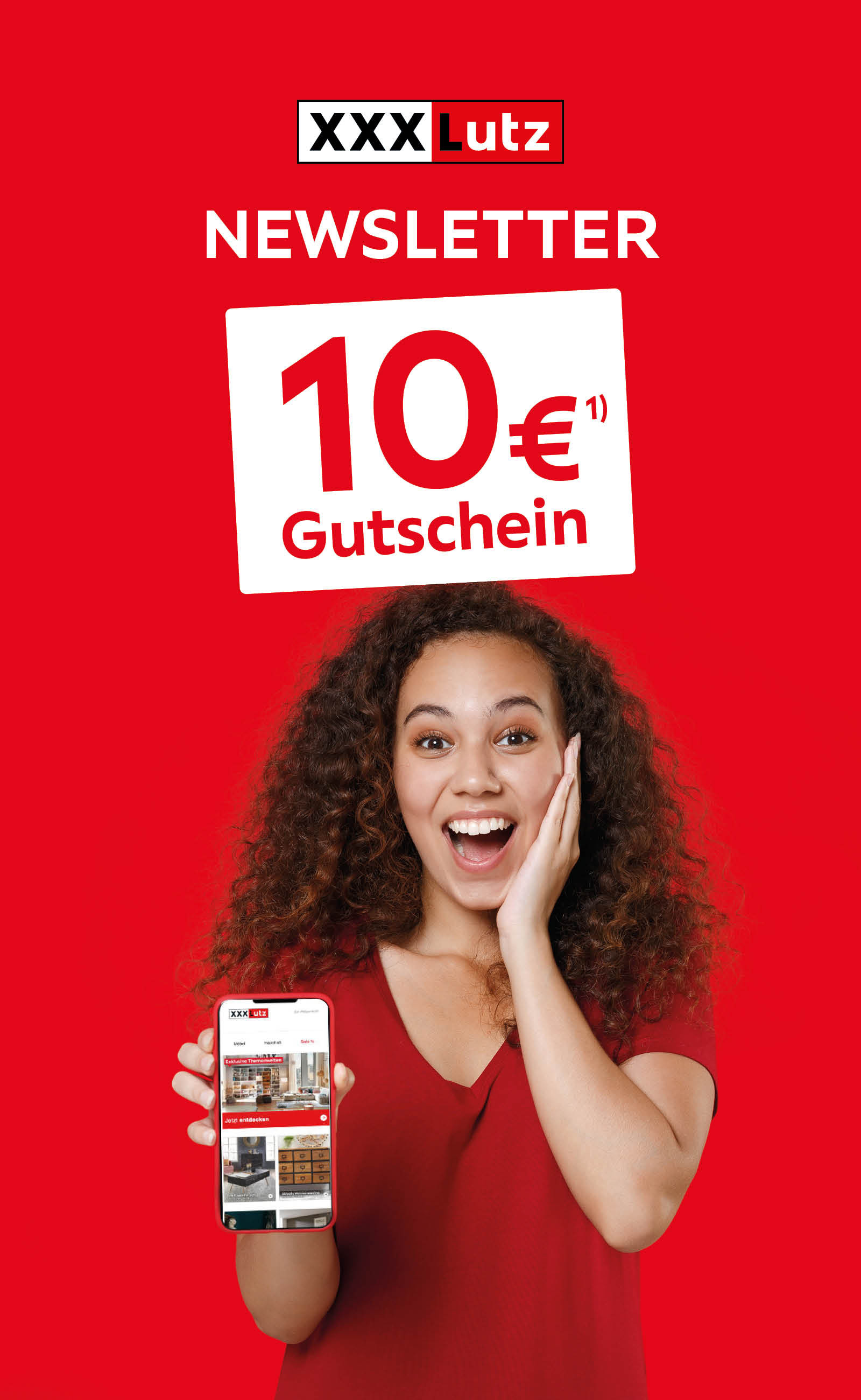 XXXLutz Newsletter 10€ Gutschein