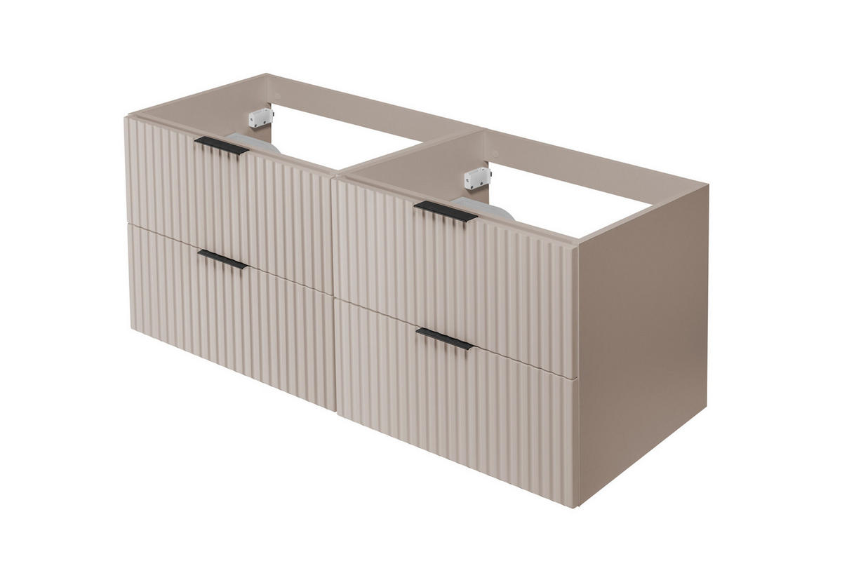 WASCHBECKUNTERSCHRANK FLOW Kaschmir 120/57/46 cm - Kaschmir, Holzwerkstoff (120/57/46cm) - Rodan