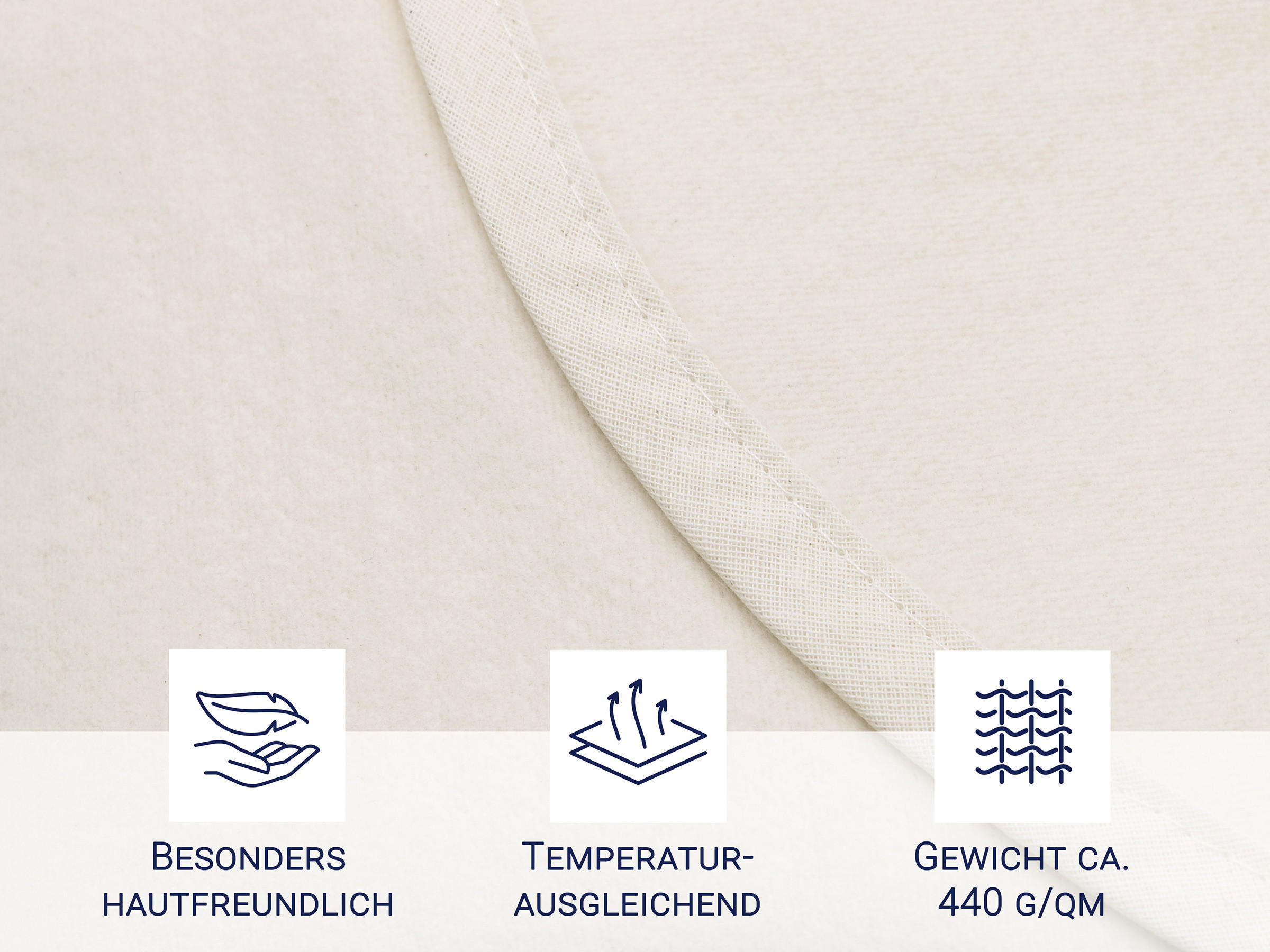 MATRATZENAUFLAGE, 2er-Set, 100x200 cm, 100% Baumwolle, Weiß - Weiß, Textil (100/200cm) - Zollner