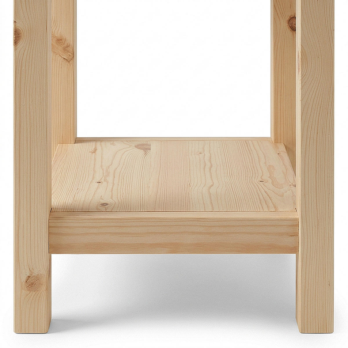 NACHTTISCH Kiefer natur 47/38/32 cm - Braun, Holz (38/47/32cm) - Homestyle4u