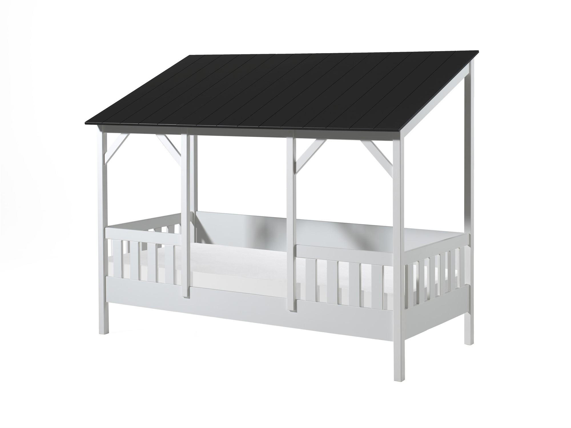 58aufmkessel Hausbett Schwarz 90x200 cm