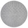 KURZFLOR-TEPPICH Flair 138 Grau 160x160 cm - Grau, Textil (160/160cm) - carpet city