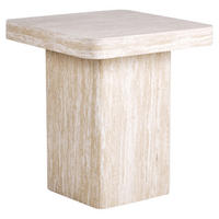 BEISTELLTISCH Beige Duson - Beige, Holzwerkstoff (50/50/55cm) - Beliani
