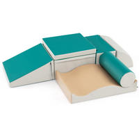 SCHAUMSTOFFBLOCK Grün (7-teilig) - Grün, Leder (40/20/40cm) - COSTWAY